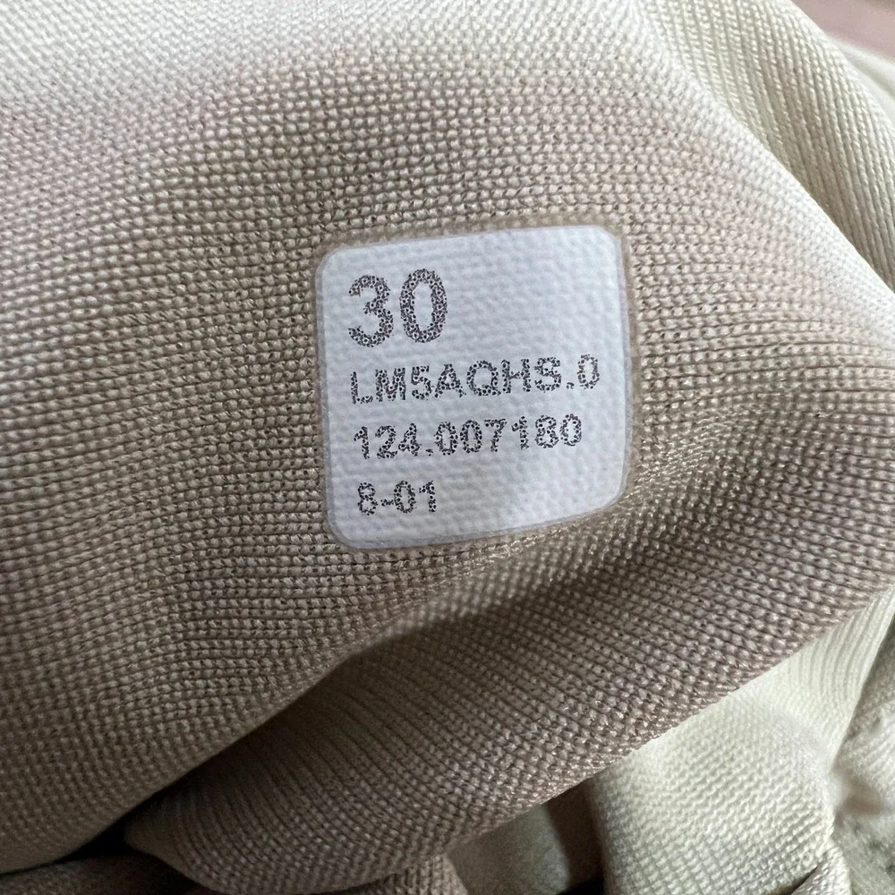 Lululemon ABC Classic Fit Pants Mens 30x28 Beige Khaki Straight Warpstreme